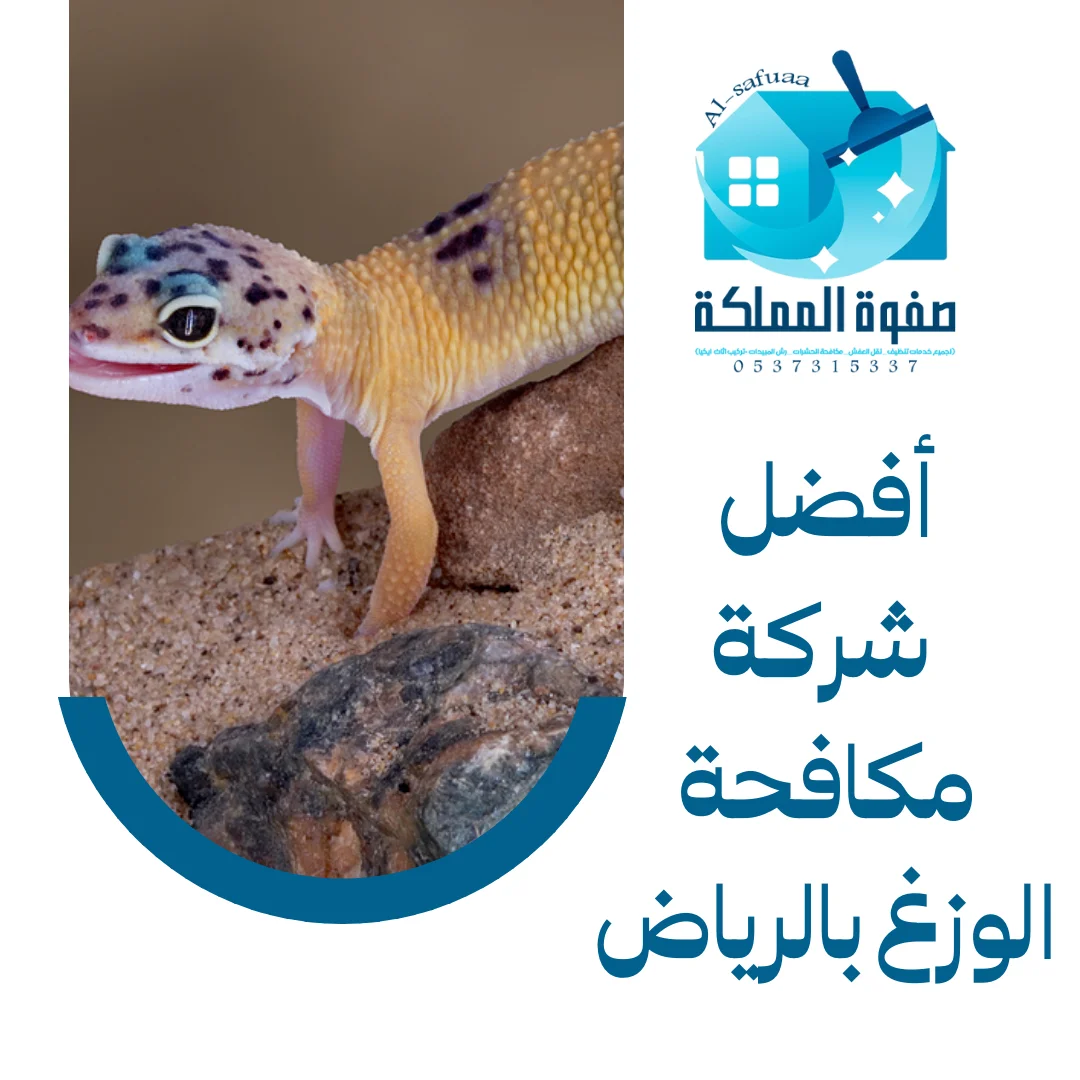أفضل شركة مكافحة الوزغ بالرياض