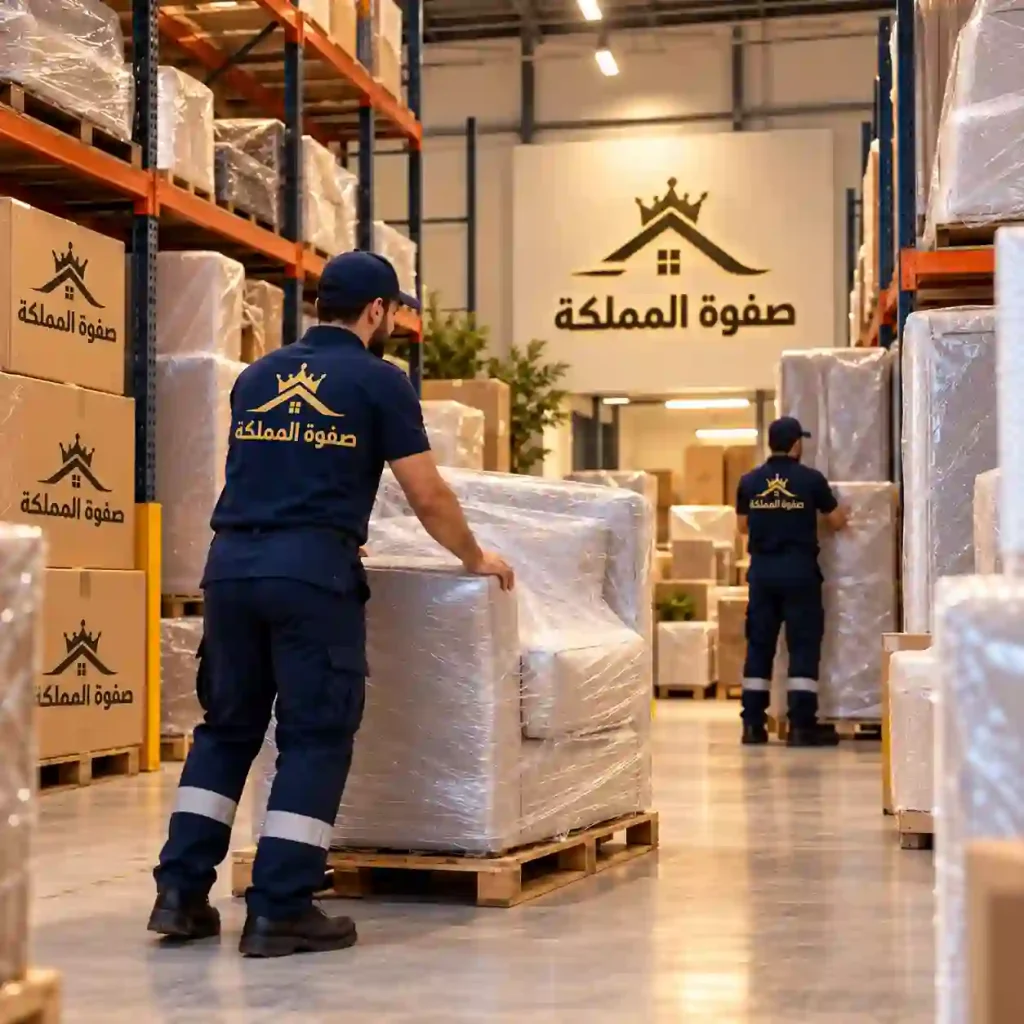 صفوة المملكة warehouse aisle